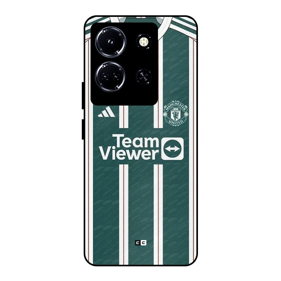 Manchester Team jersey Metal Back Case for Infinix Note 30 5G