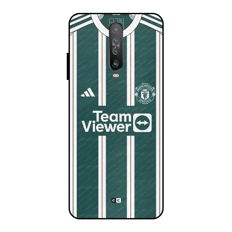 Manchester Team jersey Metal Back Case for Poco X2