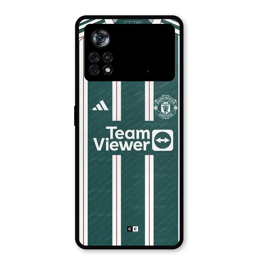 Manchester Team jersey Metal Back Case for Poco X4 Pro 5G