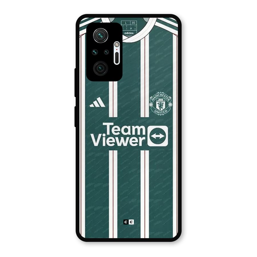 Manchester Team jersey Metal Back Case for Redmi Note 10 Pro