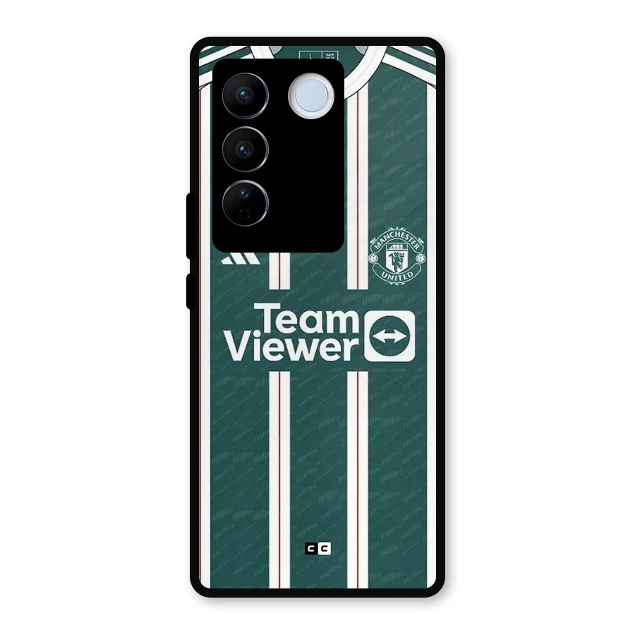 Manchester Team jersey Metal Back Case for Vivo V27
