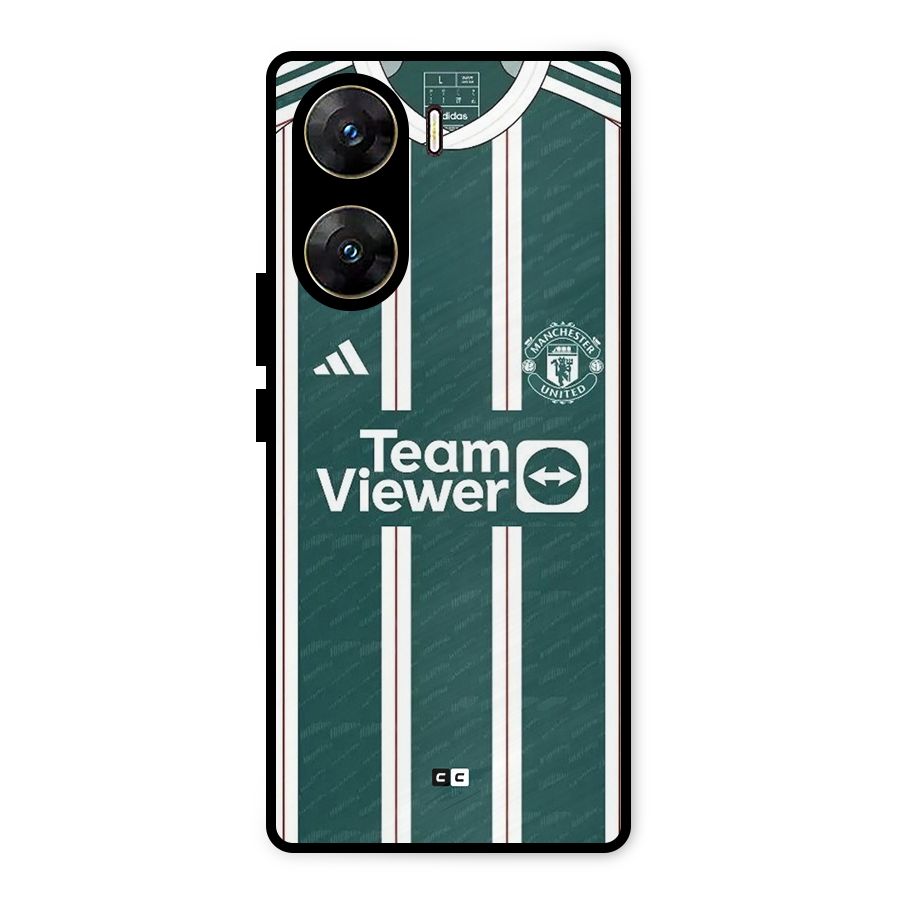 Manchester Team jersey Metal Back Case for Vivo V29e