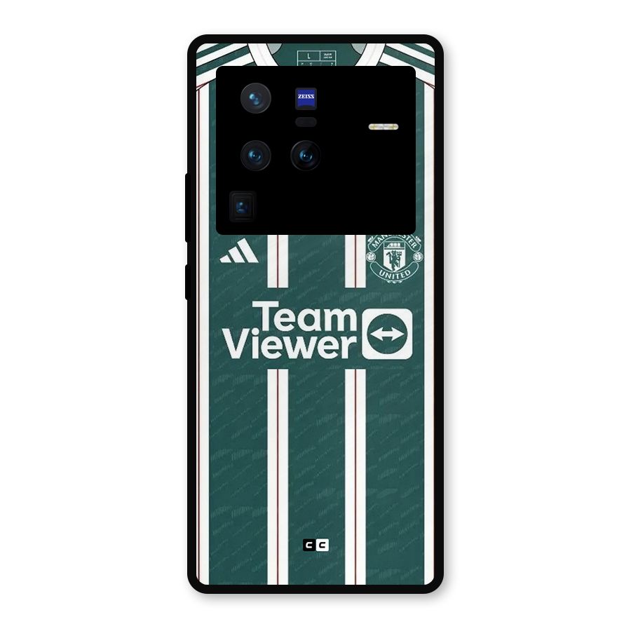 Manchester Team jersey Metal Back Case for Vivo X80 Pro