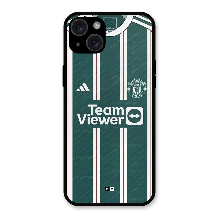 Manchester Team jersey Metal Back Case for iPhone 15 Plus