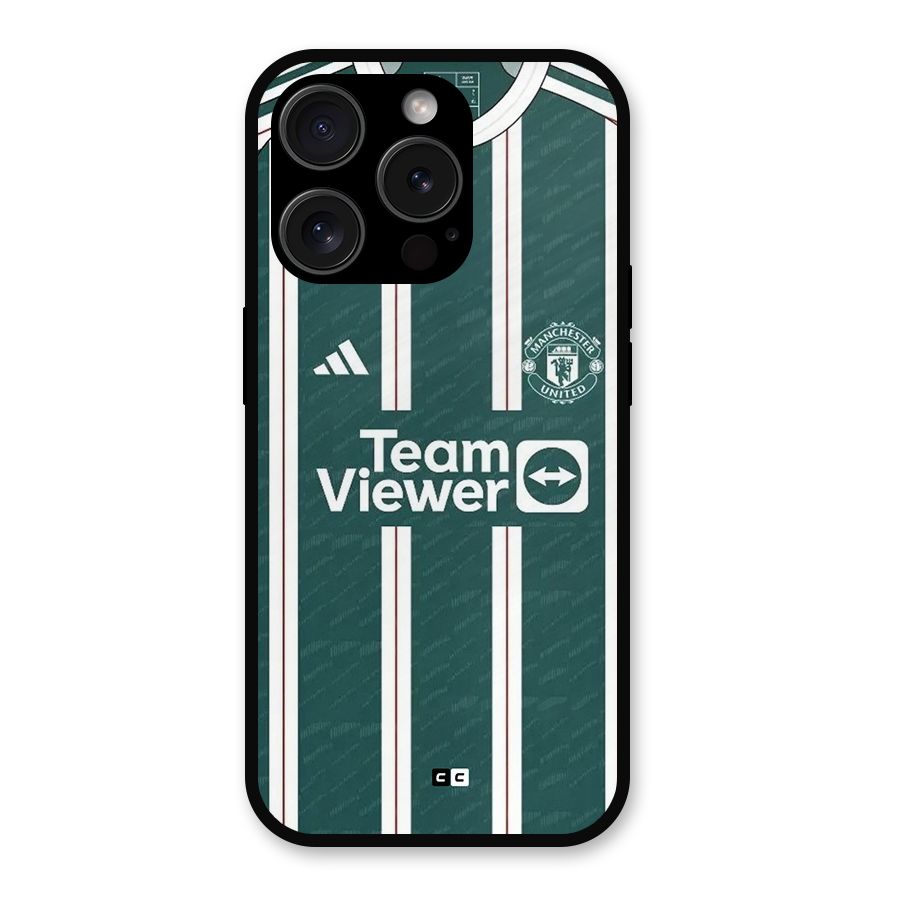 Manchester Team jersey Metal Back Case for iPhone 15 Pro