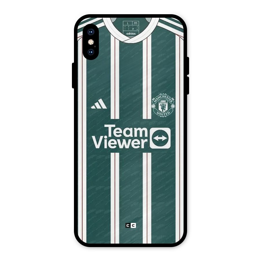 Manchester Team jersey Metal Back Case for iPhone XS Max