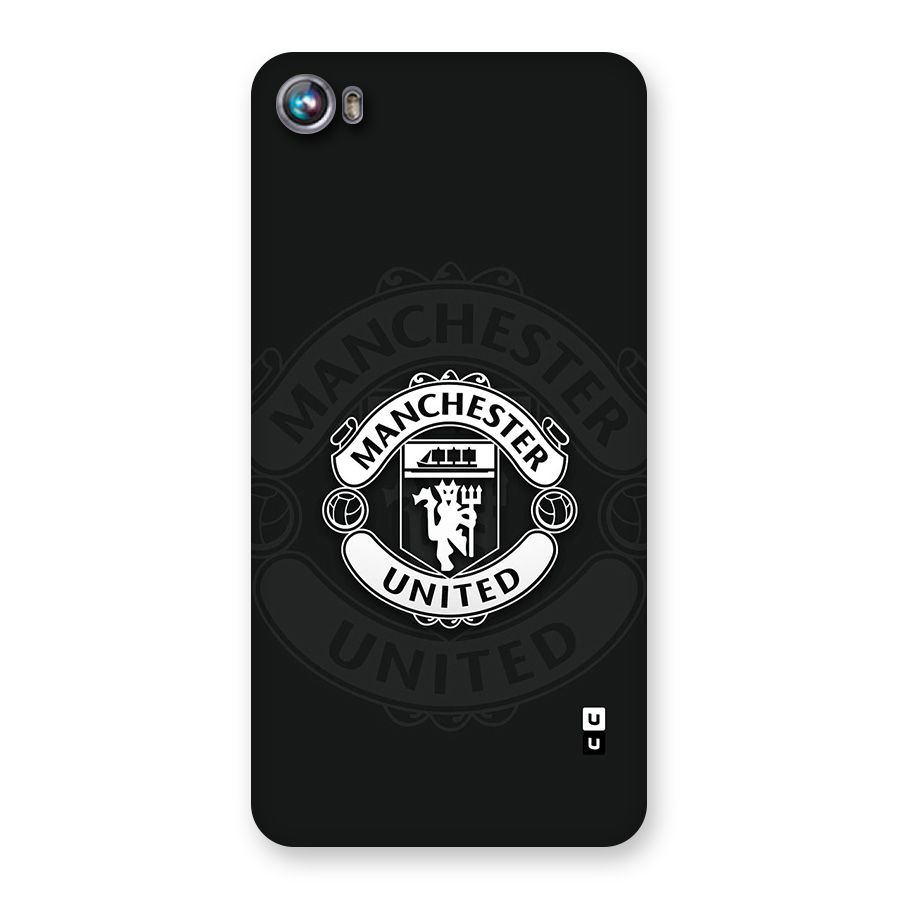 Manchester United Back Case for Canvas Fire 4 (A107)