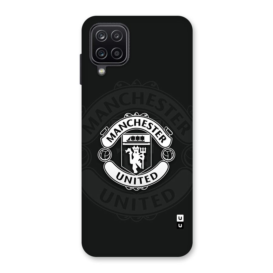 Manchester United Glass Back Case for Galaxy A12