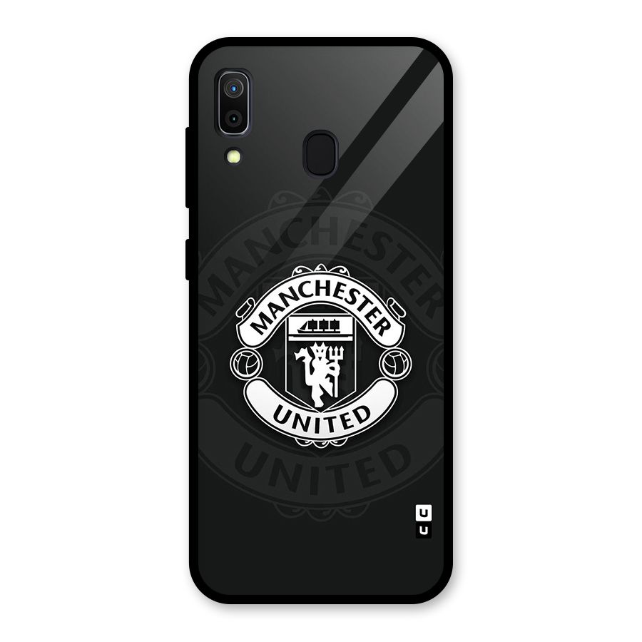 Manchester United Glass Back Case for Galaxy A30