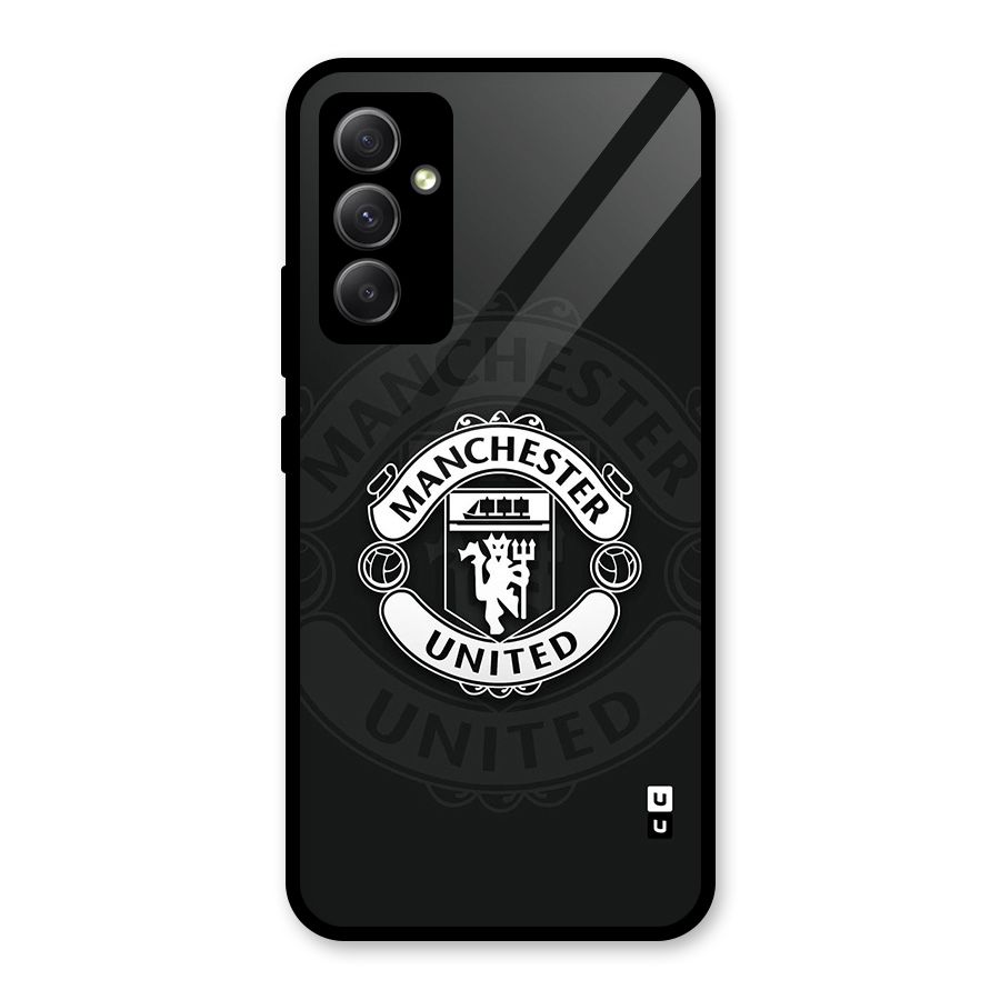Manchester United Glass Back Case for Galaxy A34