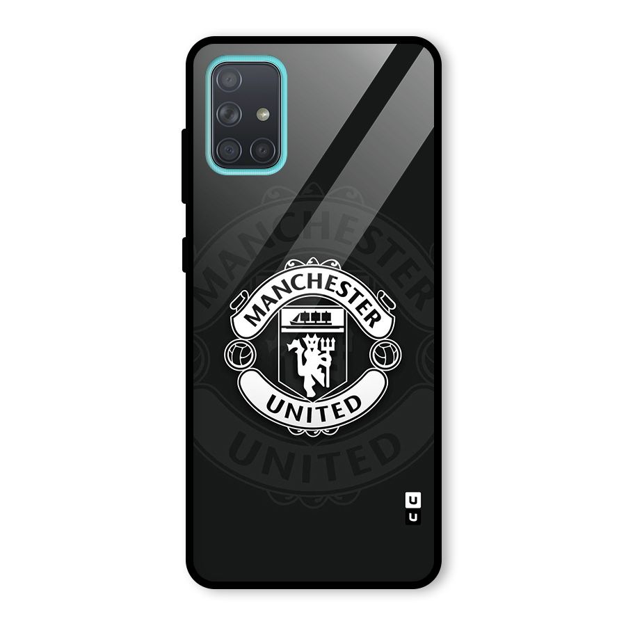 Manchester United Glass Back Case for Galaxy A71