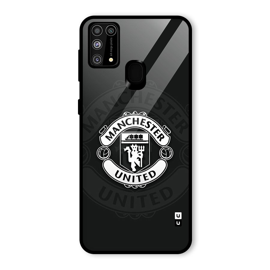 Manchester United Glass Back Case for Galaxy F41