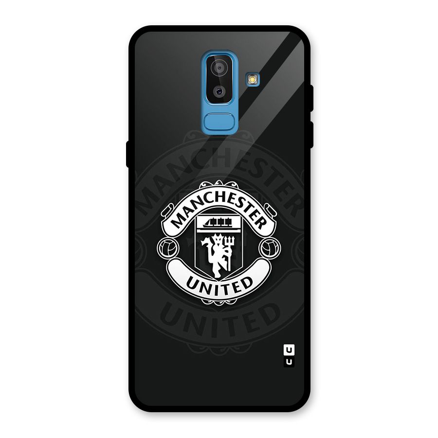 Manchester United Glass Back Case for Galaxy J8
