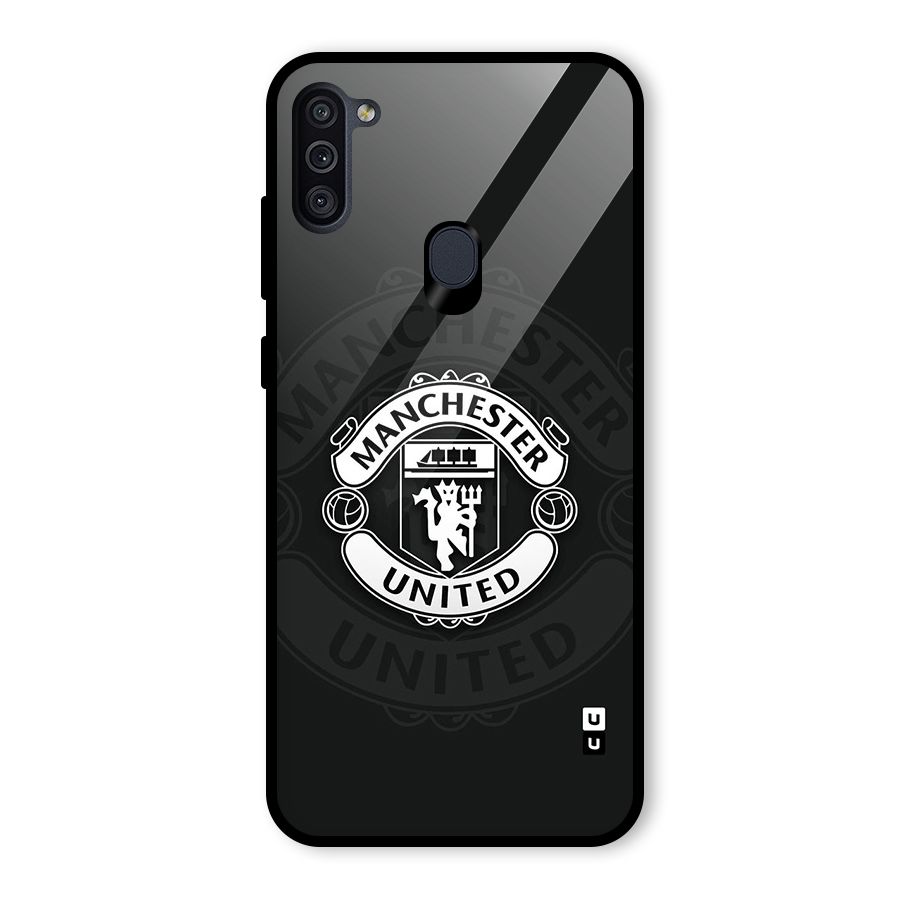 Manchester United Glass Back Case for Galaxy M11