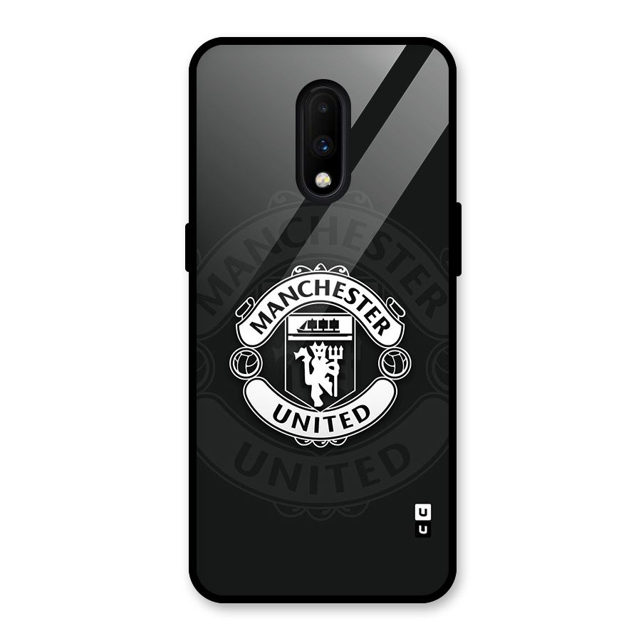 Manchester United Glass Back Case for OnePlus 7