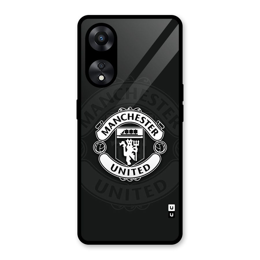 Manchester United Glass Back Case for Oppo A78