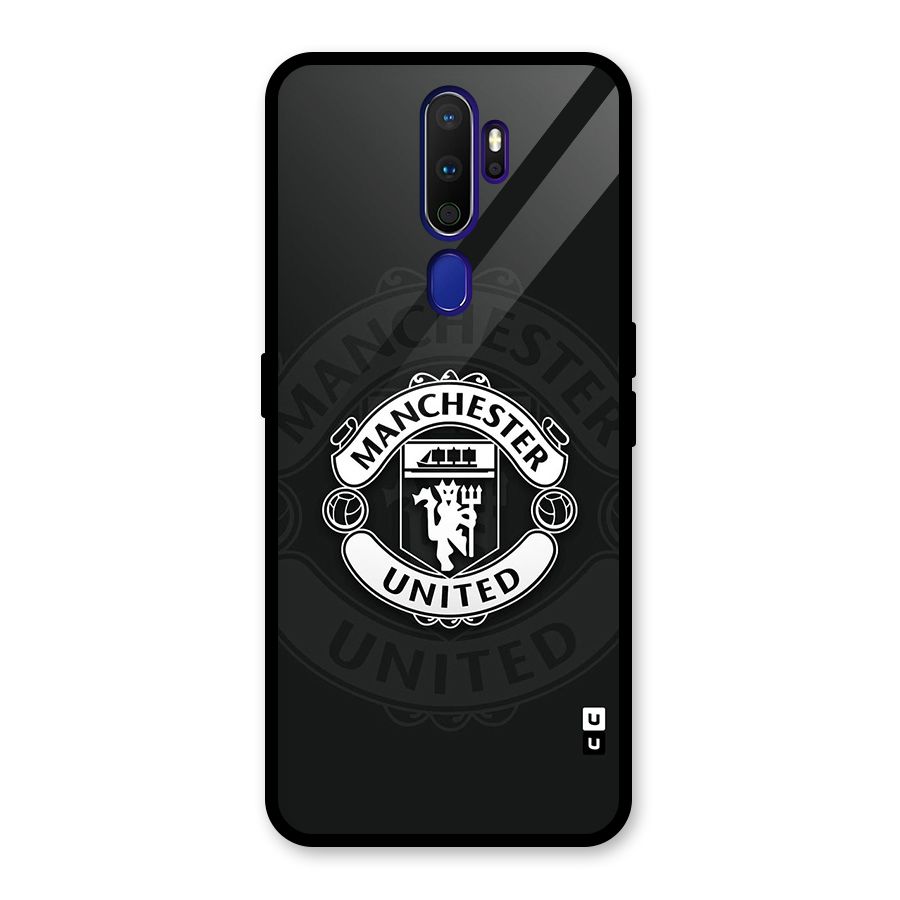 Manchester United Glass Back Case for Oppo A9 (2020)