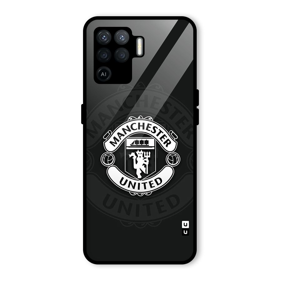 Manchester United Glass Back Case for Oppo F19 Pro