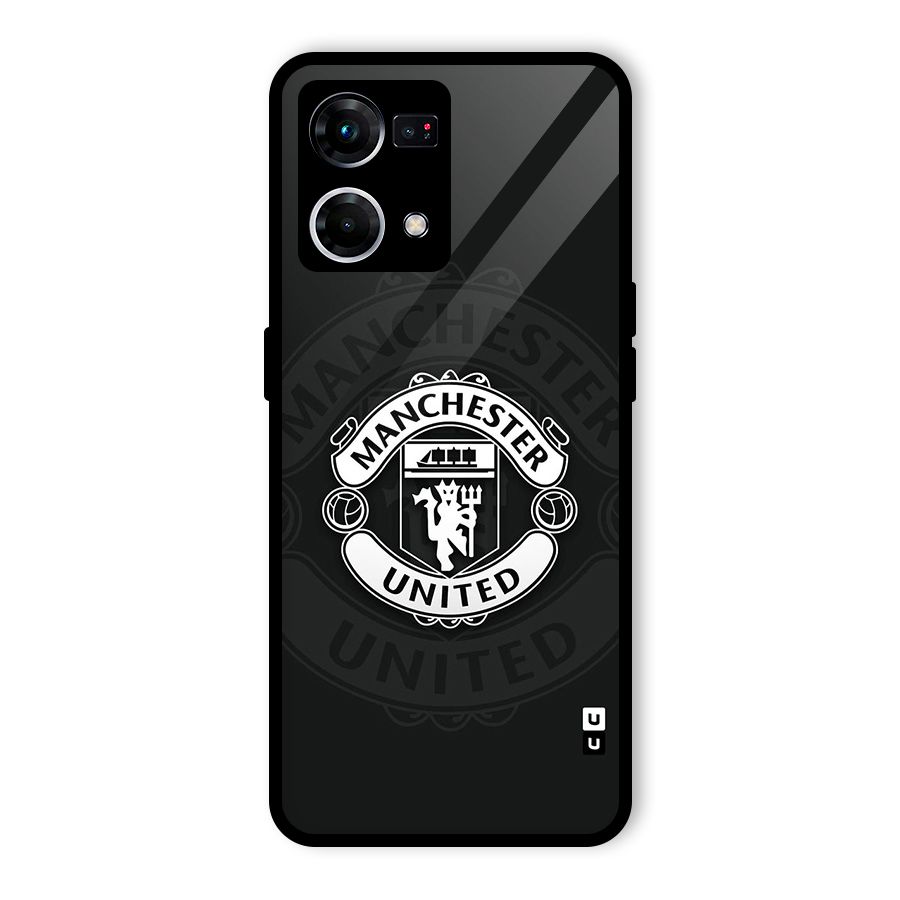 Manchester United Glass Back Case for Oppo F21 Pro 4G