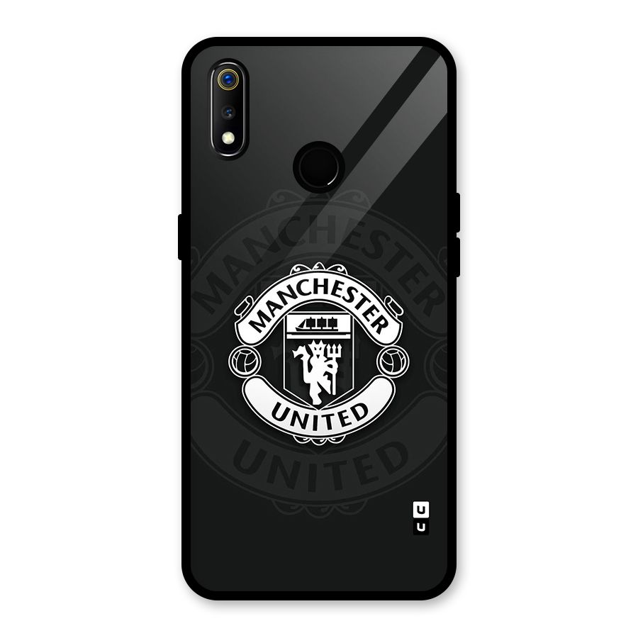 Manchester United Glass Back Case for Realme 3i