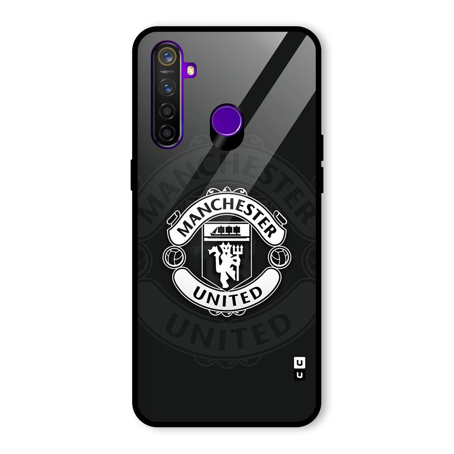 Manchester United Glass Back Case for Realme 5 Pro