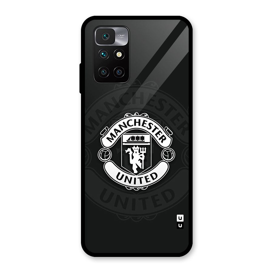 Manchester United Glass Back Case for Redmi 10 Prime