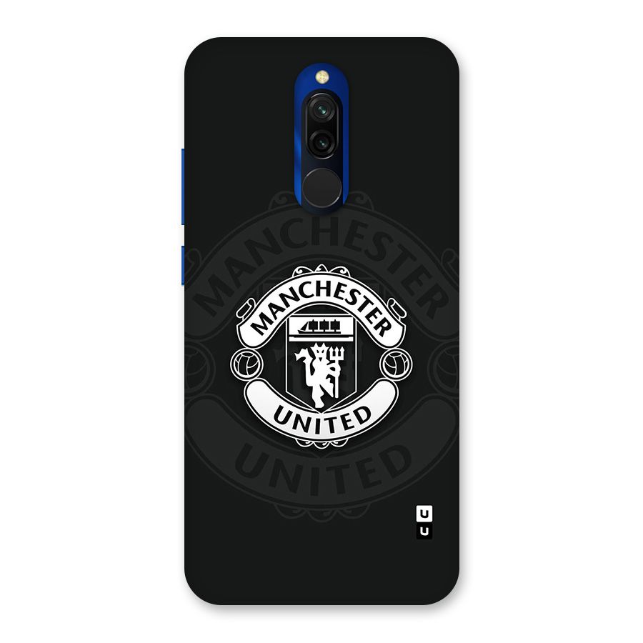 Manchester United Glass Back Case for Redmi 8