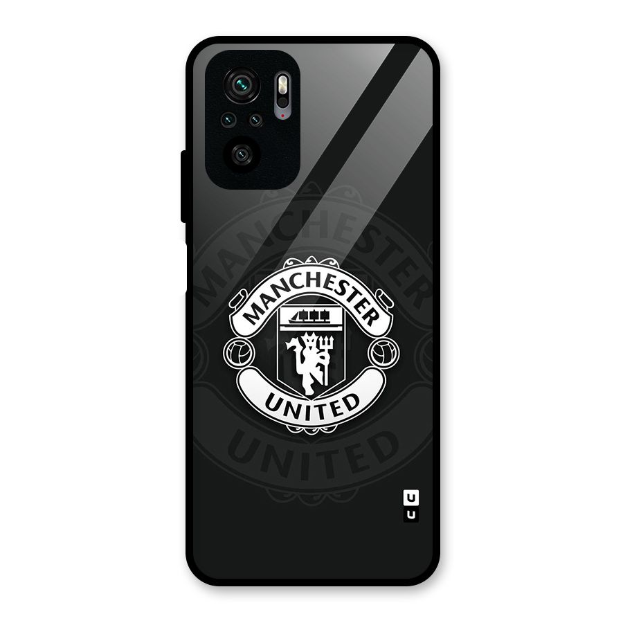 Manchester United Glass Back Case for Redmi Note 10S