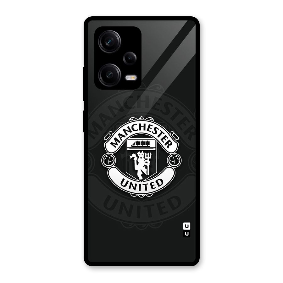 Manchester United Glass Back Case for Redmi Note 12 Pro