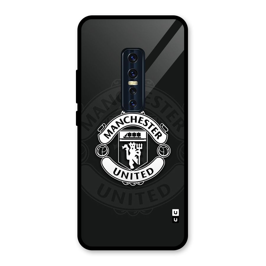 Manchester United Glass Back Case for Vivo V17 Pro