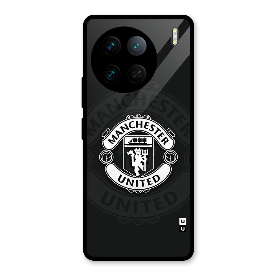 Manchester United Glass Back Case for Vivo X90 Pro