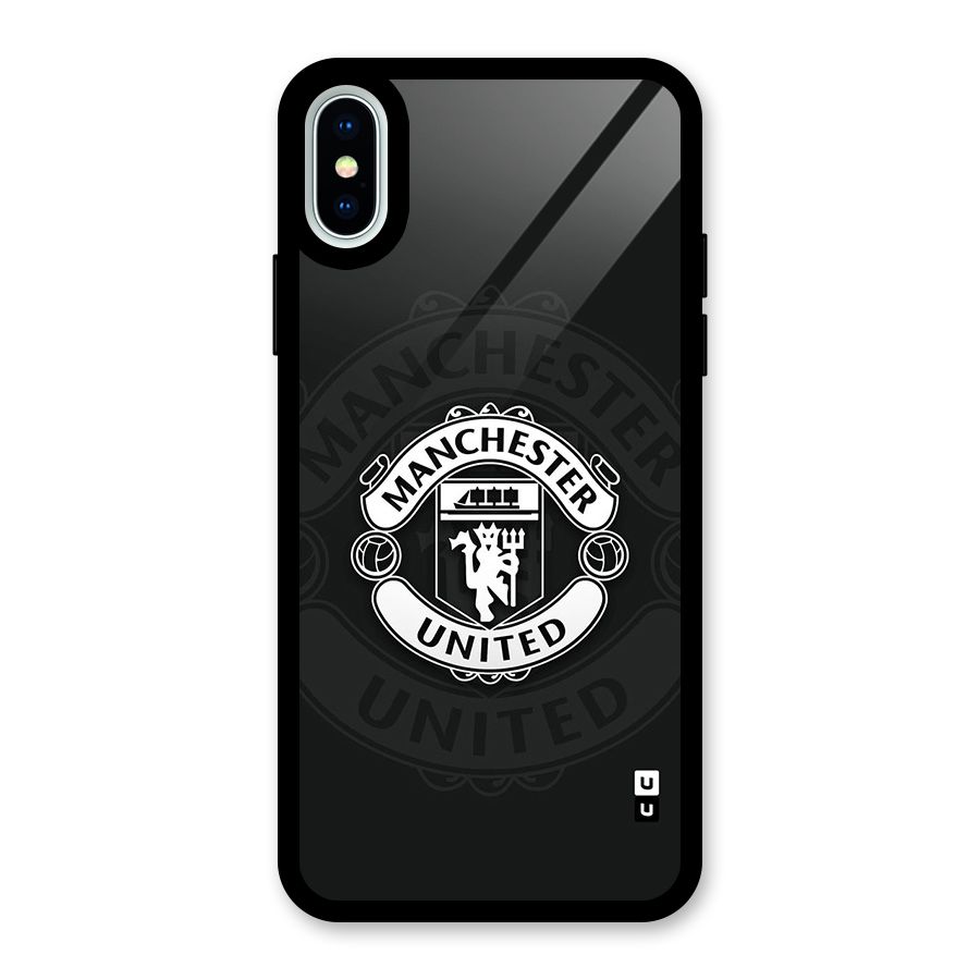 Manchester United Glass Back Case for iPhone X
