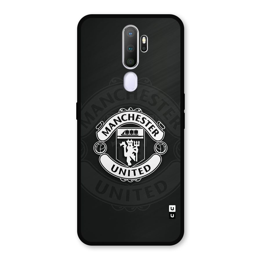 Manchester United Metal Back Case for Oppo A9 (2020)