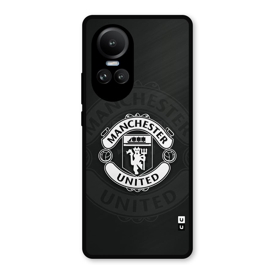 Manchester United Metal Back Case for Oppo Reno10 Pro