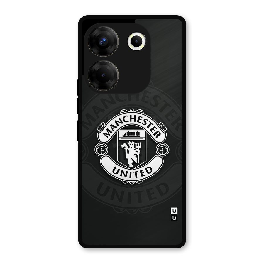 Manchester United Metal Back Case for Tecno Camon 20