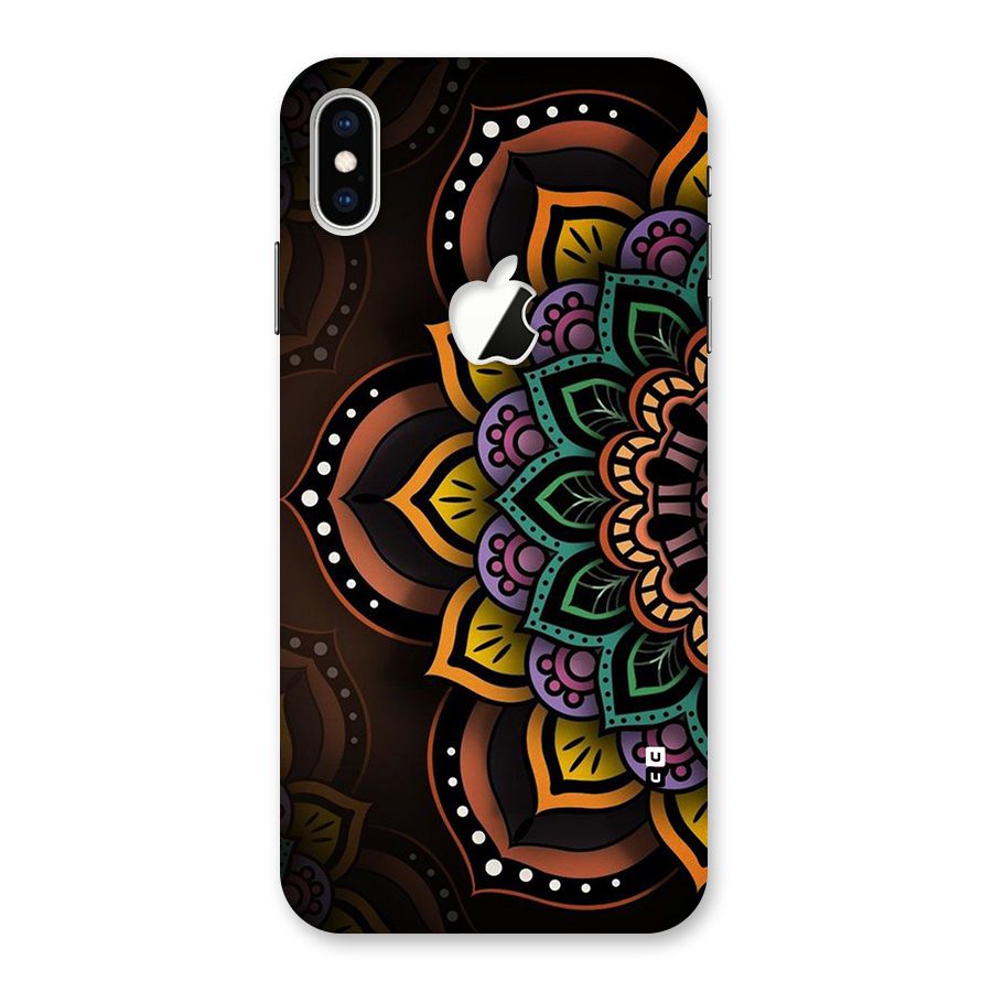 Mandala Artist Back Case for iPhone XS Max Apple Cut