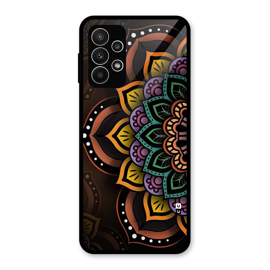 Mandala Artist Glass Back Case for Galaxy A23
