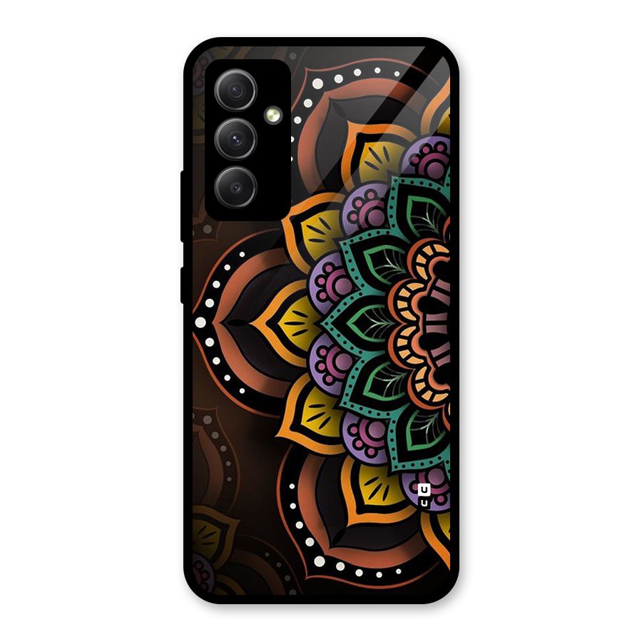 Mandala Artist Glass Back Case for Galaxy A34