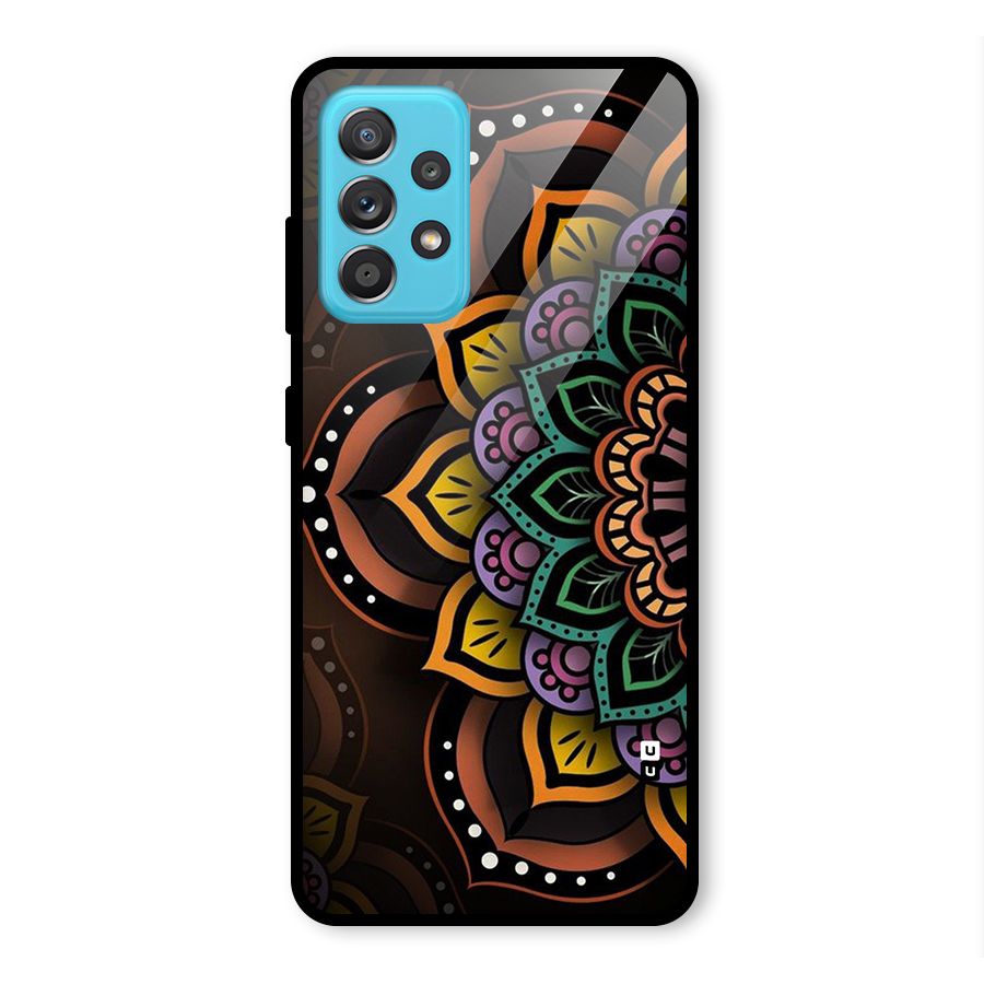 Mandala Artist Glass Back Case for Galaxy A52