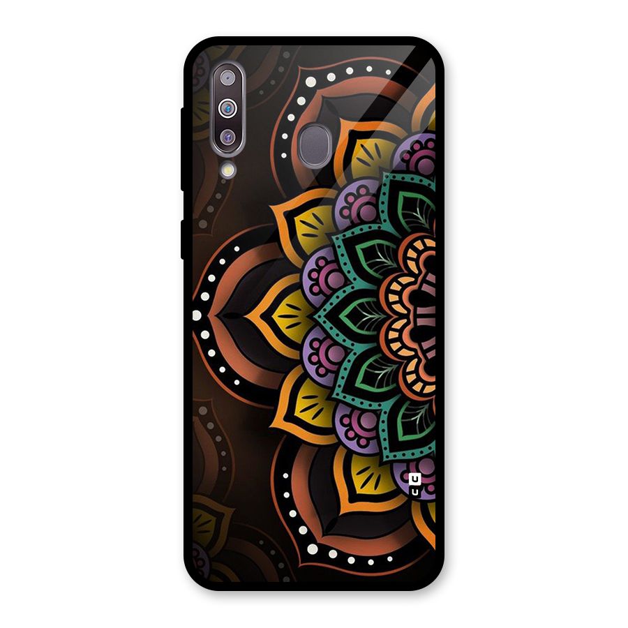 Mandala Artist Glass Back Case for Galaxy M30