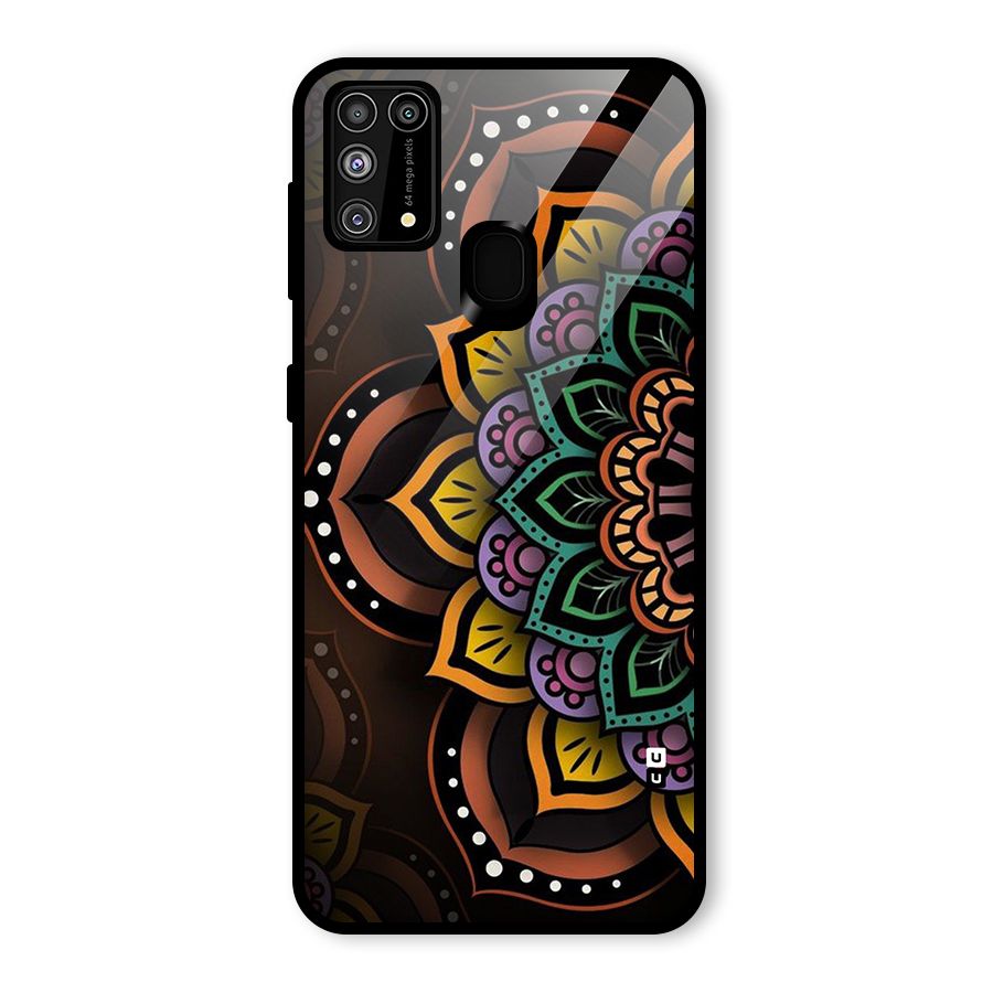 Mandala Artist Glass Back Case for Galaxy M31