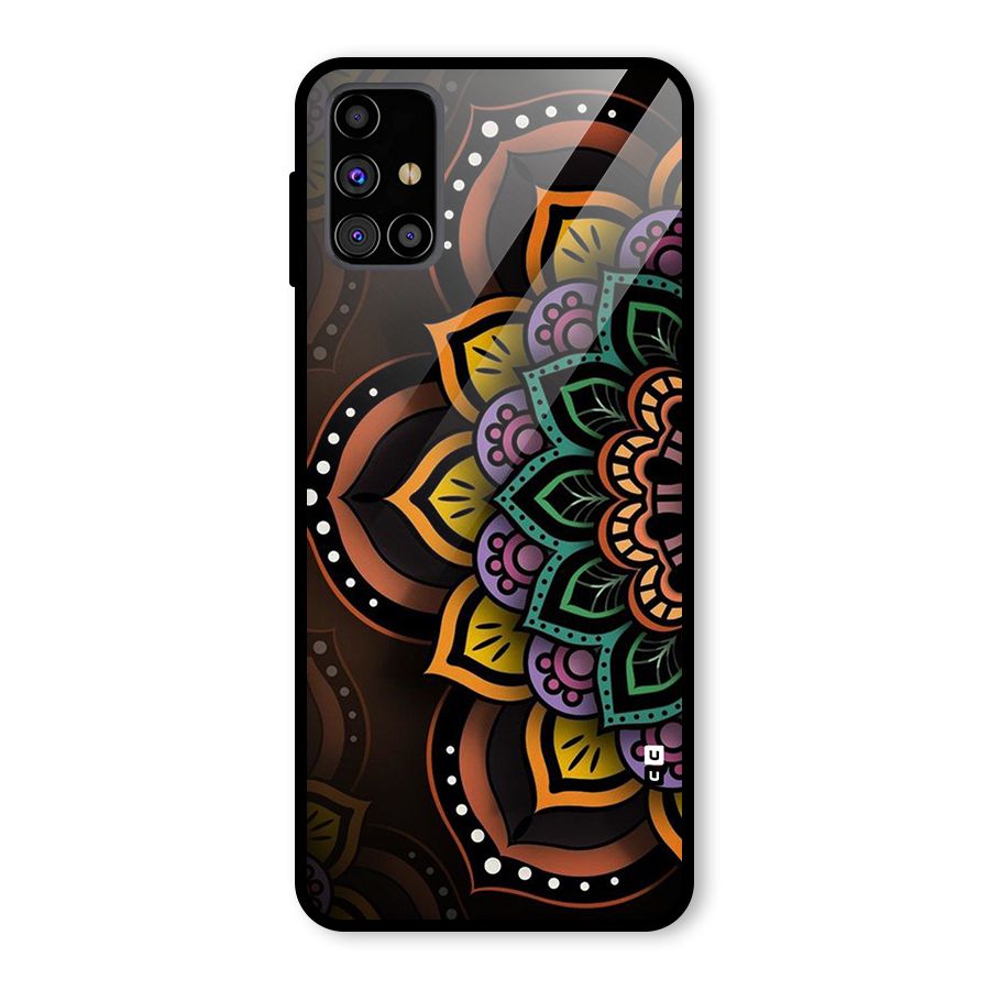 Mandala Artist Glass Back Case for Galaxy M31s