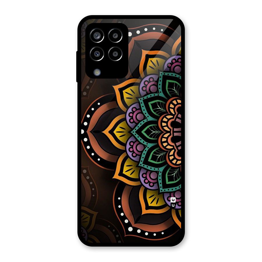 Mandala Artist Glass Back Case for Galaxy M33