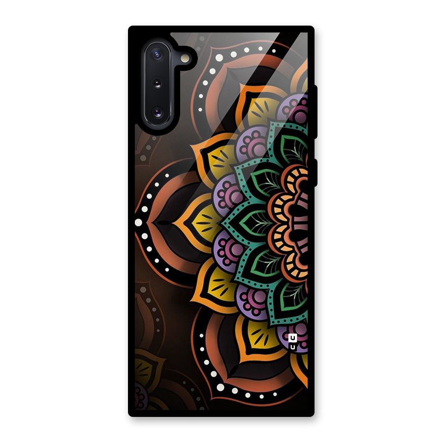 Mandala Artist Glass Back Case for Galaxy Note 10