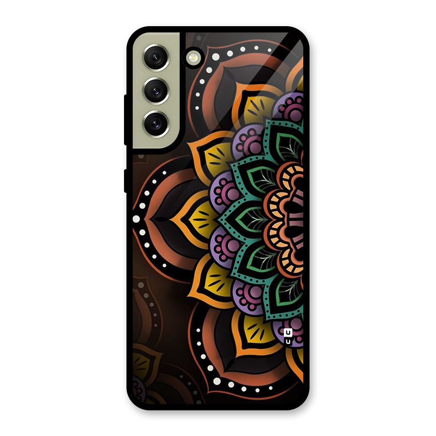 Mandala Artist Glass Back Case for Galaxy S21 FE 5G