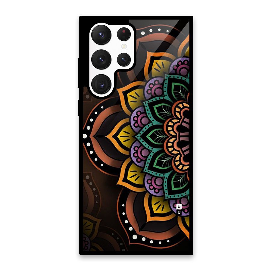 Mandala Artist Glass Back Case for Galaxy S22 Ultra 5G