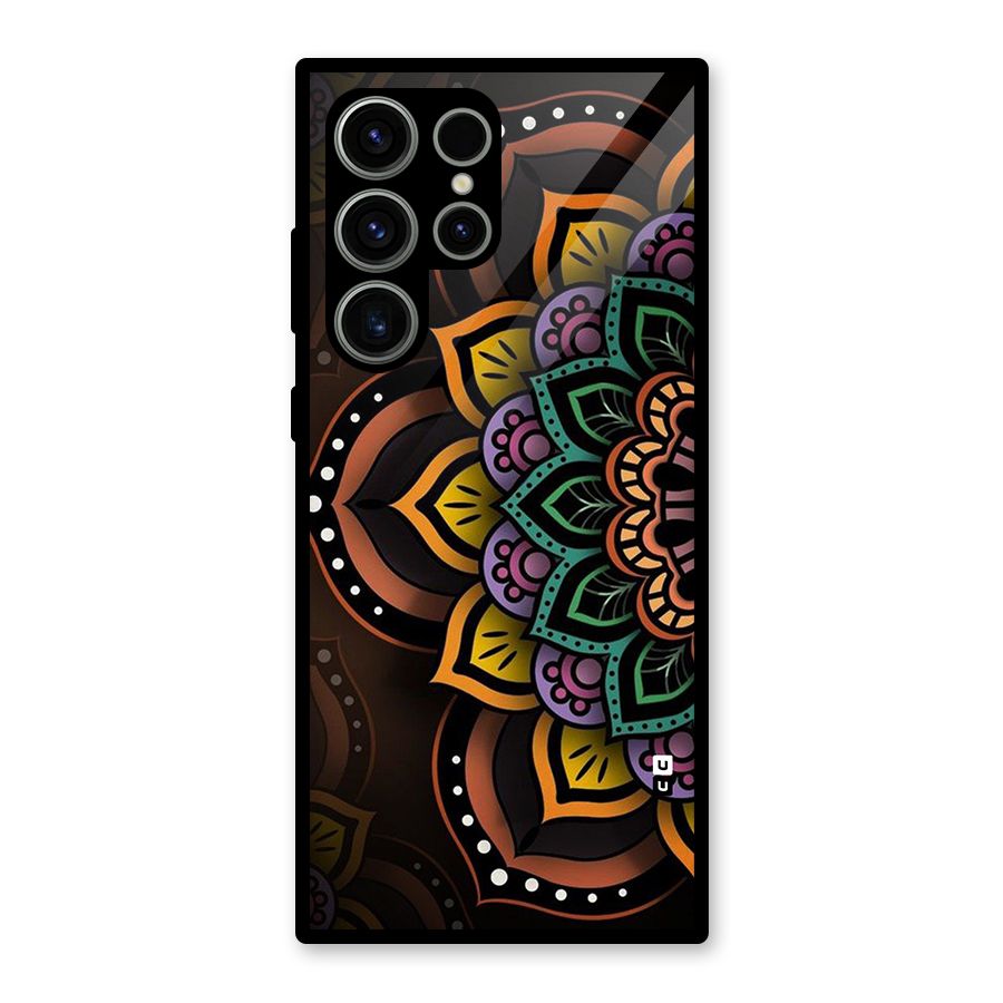 Mandala Artist Glass Back Case for Galaxy S23 Ultra