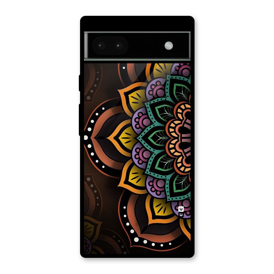 Mandala Artist Glass Back Case for Google Pixel 6a
