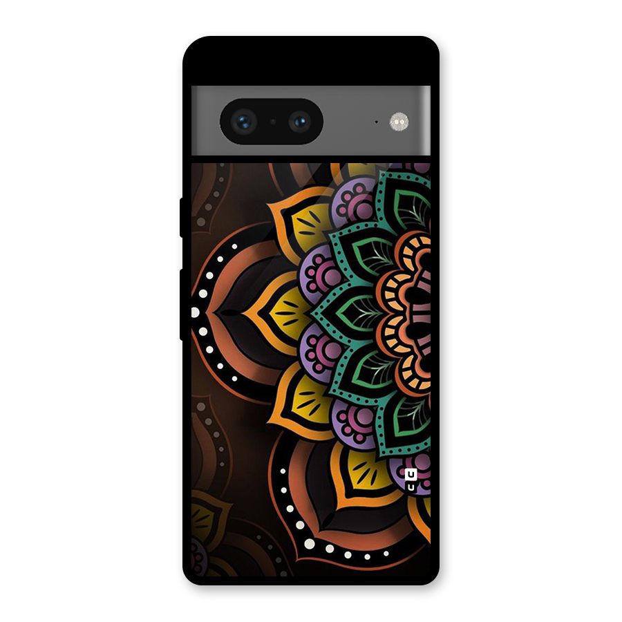Mandala Artist Glass Back Case for Google Pixel 7