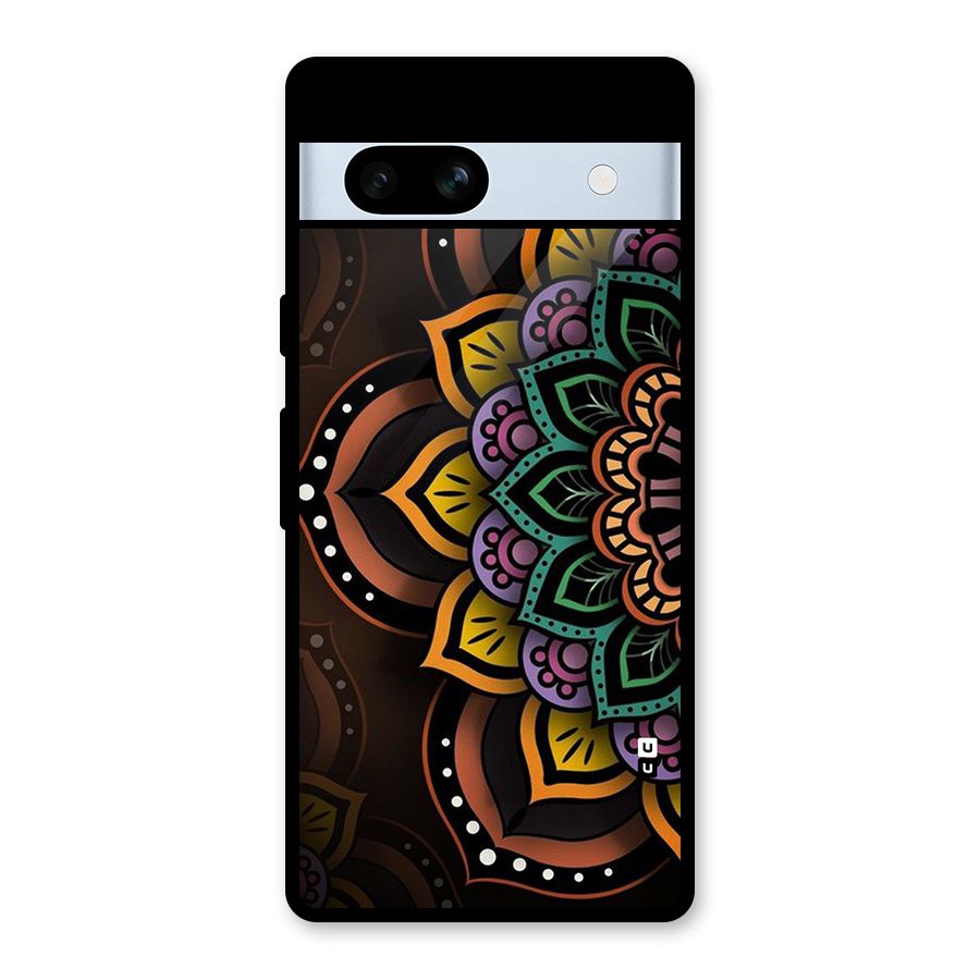 Mandala Artist Glass Back Case for Google Pixel 7a